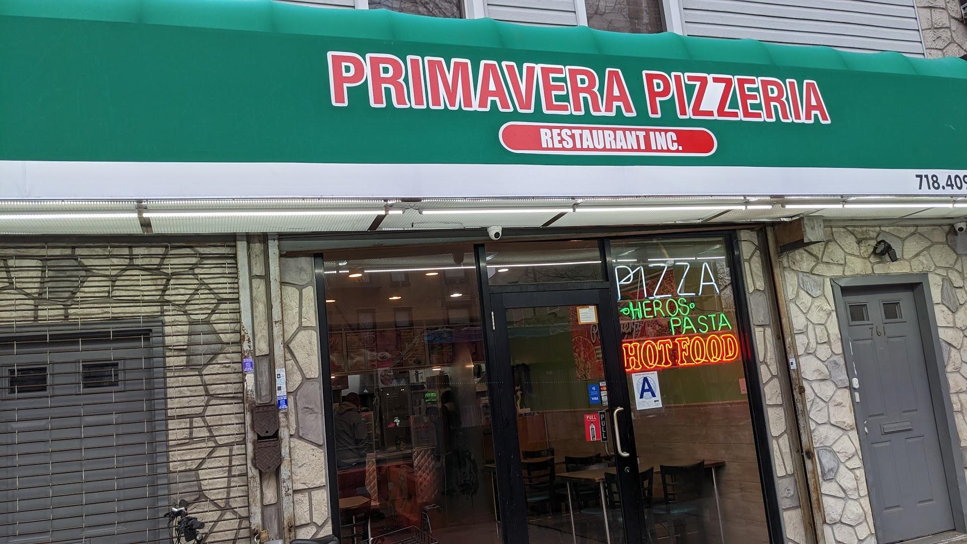 Primavera Pizzeria Menu image 5